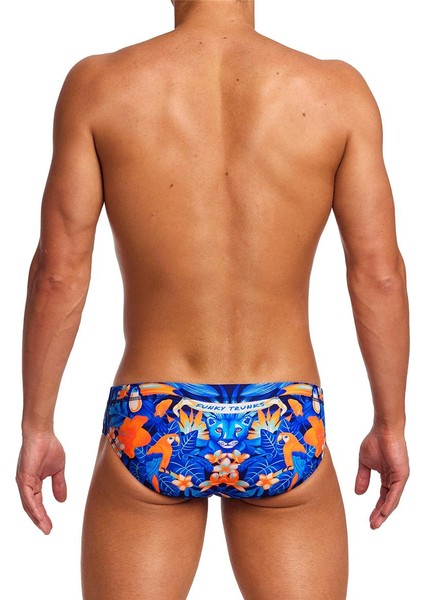 Funky Trunks Tiger Time (Classic) Slip Mayo, Erkek Antrenman Mayo