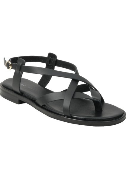 Kadın Sandalet 86P2 Frau London Leather Nero