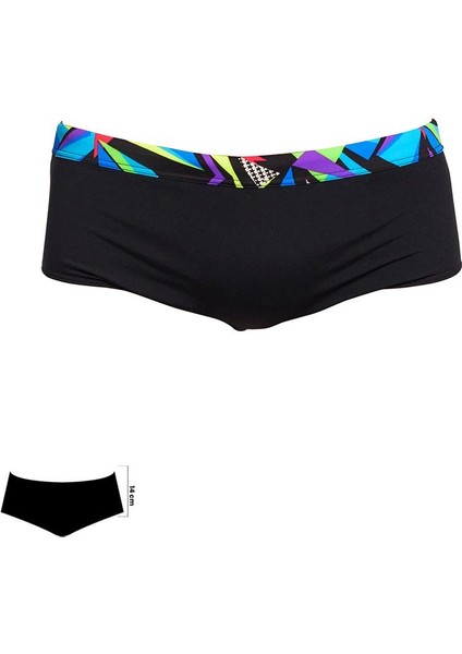 Beat It Black Erkek Antrenman Mayo, 14CM Trunks