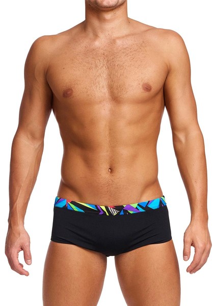 Beat It Black Erkek Antrenman Mayo, 14CM Trunks