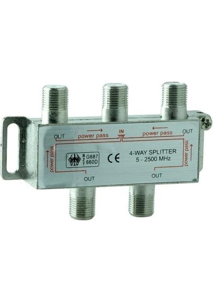 4'lü Splitter 5-2500MHZ