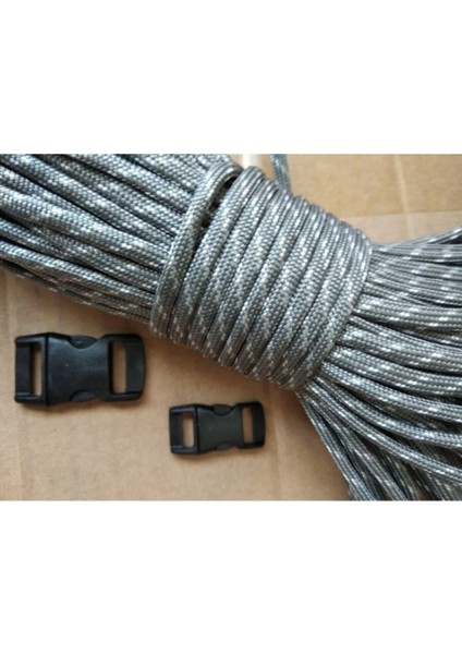 EC Shop 5 Metre Paracord 550 Yedi Çekirdek 4 mm Paraşüt Ipi