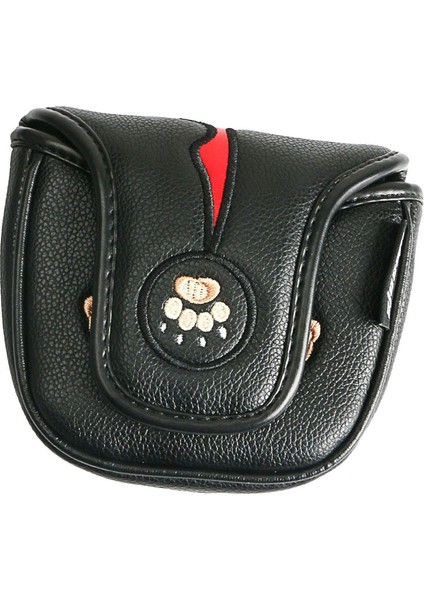 Golf Mallet Putter Head Cover Pu Putter Headcover Dayanıklı Golf Koruyucu Yarı Direme Siyah (Yurt Dışından) modelleri