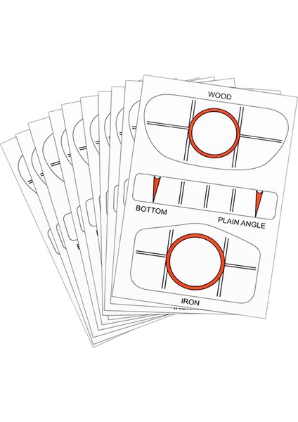10PCS Golf Club Etiketleri Iç Için Eğitimı Sürücü (Yurt Dışından) indirimleri