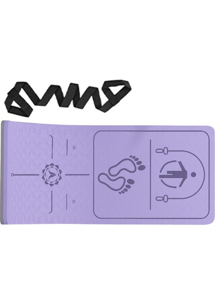 Atlama Ipi Mat Atlama Ped Fitness Flip Non Yoga Mat Egzersiz Açık Hava Menekşe (Yurt Dışından)