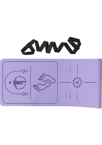 Atlama Ipi Mat Atlama Ped Fitness Flip Non Yoga Mat Egzersiz Açık Hava Menekşe (Yurt Dışından)