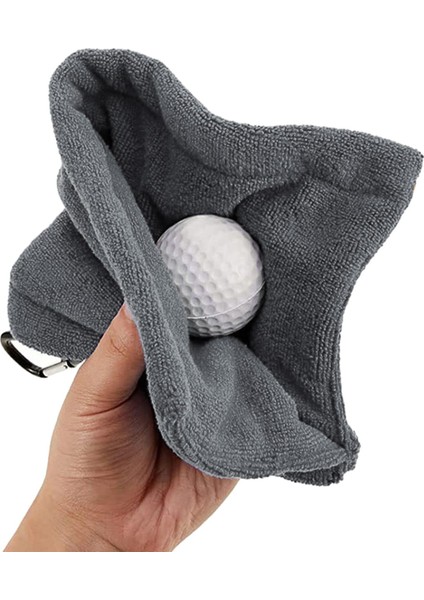 Golf Ball Temizleme Havlusu, Carabiner Club Dış Spor Grisi Için Temizleyici (Yurt Dışından) indirimleri