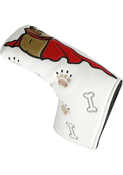Golf Mallet Putter Head Cover Pu Putter Headcover Dayanıklı Golf Koruyucusu Düz Beyaz (Yurt Dışından) fırsatları