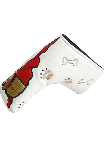 Golf Mallet Putter Head Cover Pu Putter Headcover Dayanıklı Golf Koruyucusu Düz Beyaz (Yurt Dışından) indirimleri