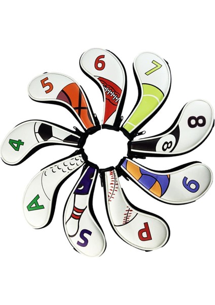 9x Dayanıklı Fermuarlı Headcover Kapakları (Yurt Dışından) modelleri