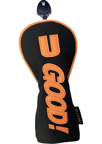 Golf Club Head, Golf Wood Of Head Kapağı Peluş Astar Çizik Dirençli, Siyah U Kapsar (Yurt Dışından)