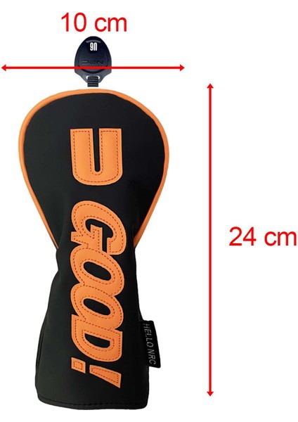 Golf Club Head, Golf Wood Of Head Kapağı Peluş Astar Çizik Dirençli, Siyah U Kapsar (Yurt Dışından) indirimleri