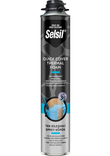 Ses ve Isı Izolasyon Termal Yalıtım Köpüğü 850ML