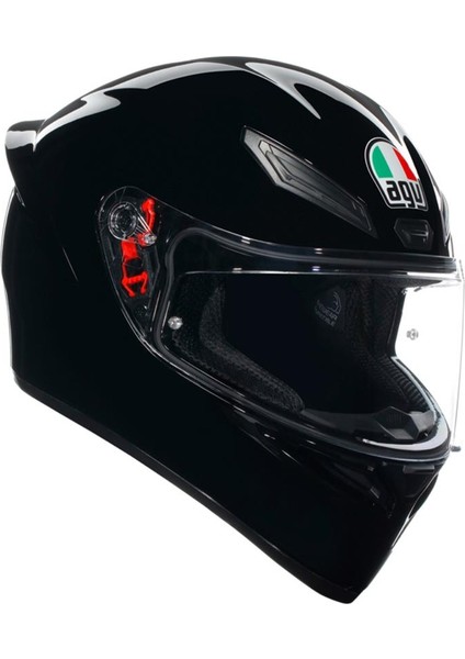 Agv K1 S Mono Black Kapalı Kask