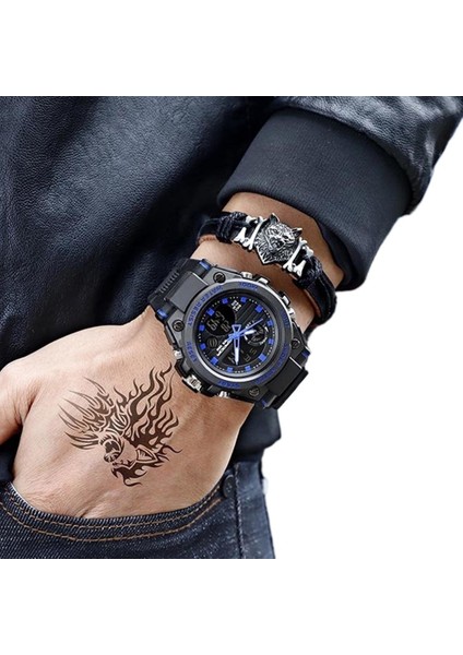 Erkek Saat Sanda 739 Su Geçirmez Şok Relogio Masculi (Yurt Dışından) modelleri