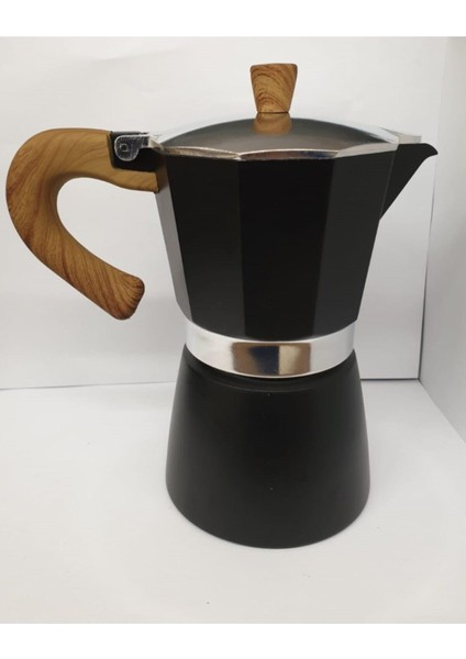 Moka Pot Siyah 300 ml 6 Cup modelleri