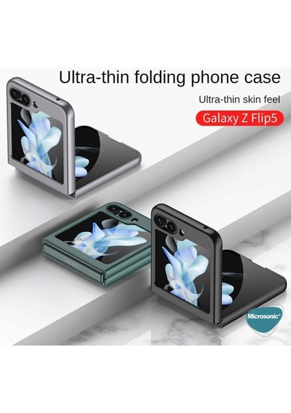 Samsung Galaxy Z Flip 5 Kılıf Shape Hard Cover Siyah