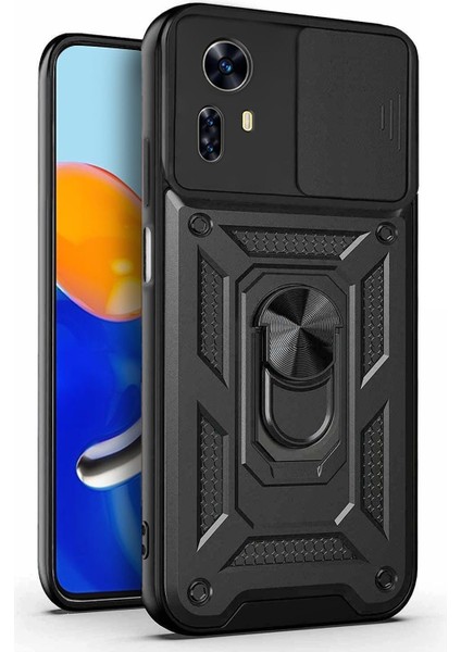 Xiaomi Note 12S Kılıf Impact Resistant Siyah