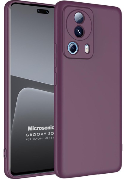 Xiaomi Mi 13 Lite Kılıf Groovy Soft Mor