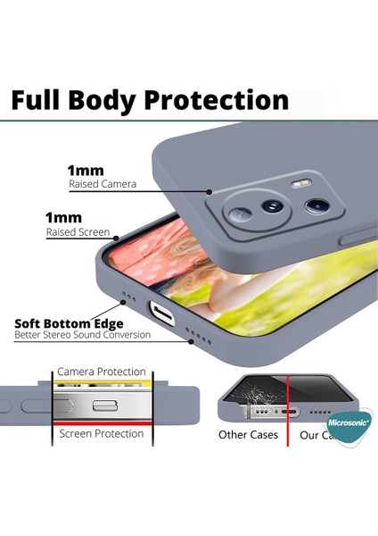 Xiaomi Mi 13 Lite Kılıf Groovy Soft Mor