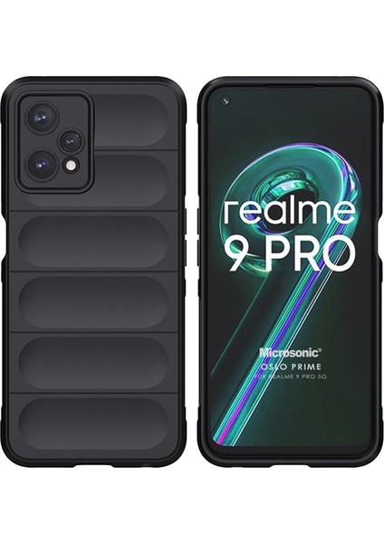 Realme 9 Pro 5g Kılıf Oslo Prime Siyah