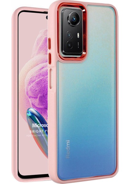 Xiaomi Note 12S Kılıf Bright Planet Rose Gold