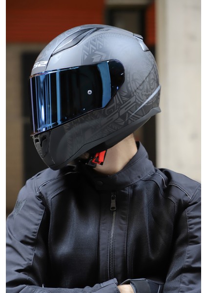 Rapıd Takaroa Mat Siyah Kask C2