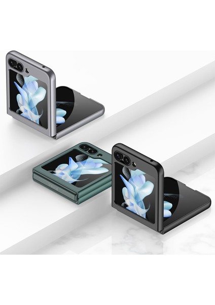Samsung Galaxy Z Flip 5 Kapak Çift Parça Tam Koruma Kılıf Voyokıpt