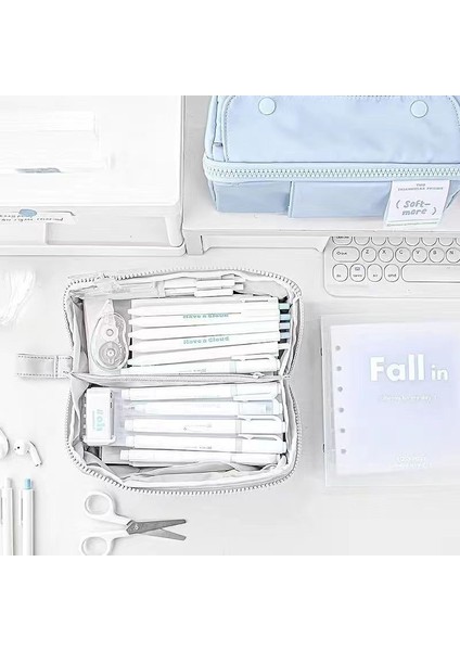 Öğrenci Pen Bagi Yeni 3D Yaratıcı Basit ve Büyük Kapacite Pen Bagi (Yurt Dışından) fiyatları