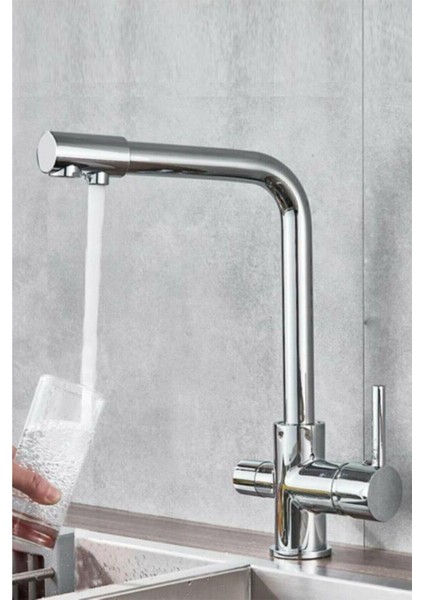 3 Yollu Arıtma Bataryası , Evye Bataryası , Sıcak Soğuk Artıma Girişli Batarya fiyatları