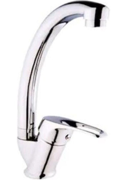 Renkyapı Kısa Aç Kapa Evye Bataryası Musluğu Çift Su Girişli 5 Yıl Garantili