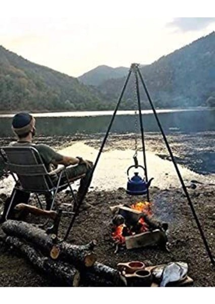 Marka Nurgaz Portatif Metal Üç Ayaklı Izgara