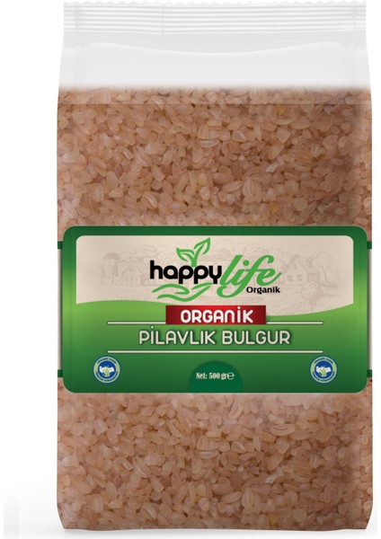 Happy Life Organik Pilavlık Bulgur 500GR