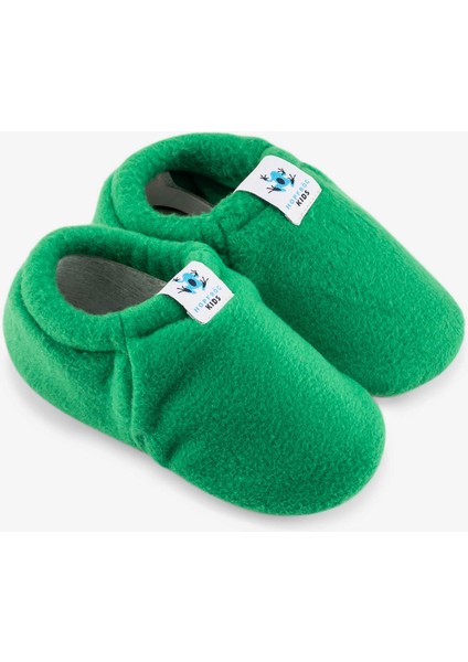 Polar Fleece Yeşil Polar Barefoot Patik