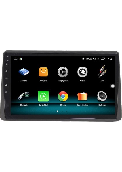 Dacia Duster Android 10 Multimedya Carplay 2gb Ram + 32GB HDD Navigasyon Ekran
