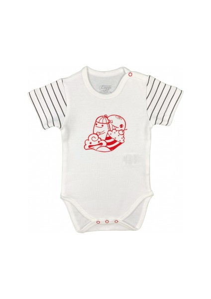 Erkek Bebek Kısa Kol Body