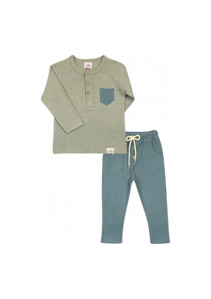 Erkek Bebek Uzun Kol 2li Takım