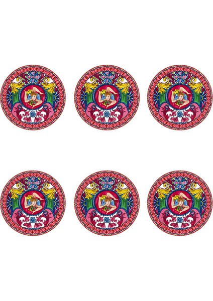 Metaverse 3 - 6 Kişilik Seramik Çay Tabağı modelleri