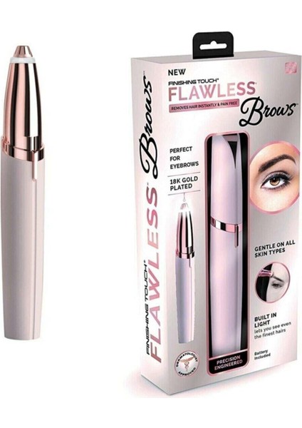 Teknoair Flawless Brows Kaş Bıyık Tüy Epilasyon Aleti