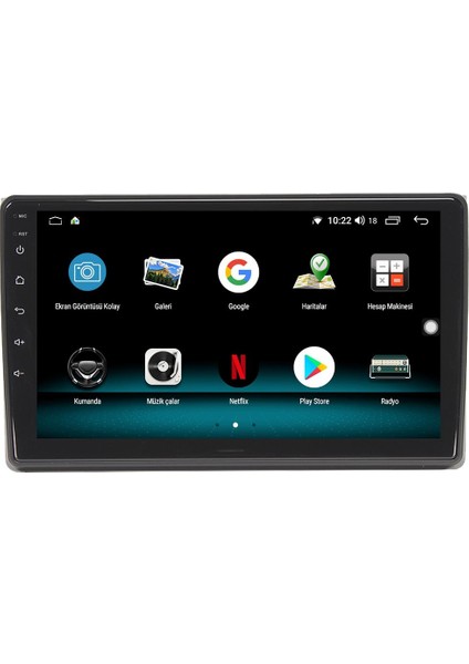 Dacia Duster Android 10 Multimedya Carplay 2gb Ram + 32GB HDD Navigasyon Ekran