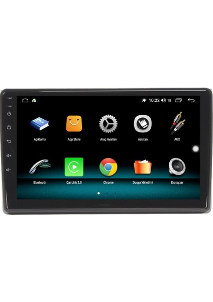 Dacia Duster Android 10 Multimedya Carplay 2gb Ram + 32GB HDD Navigasyon Ekran