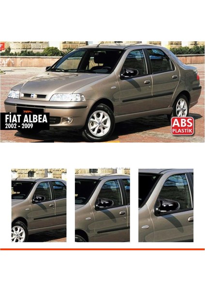 Fiat Albea Batman Yarasa Ayna Kapağı Piano Black 2002-2009