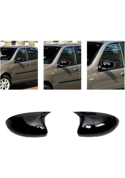 Fiat Albea Batman Yarasa Ayna Kapağı Piano Black 2002-2009 fırsatları