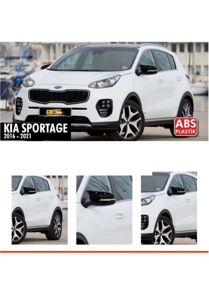 Kia Sportage Batman Yarasa Ayna Kapağı Sinyalli Piano Black / 2016 - 2021