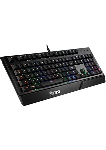 Msı Gg Vıgor GK20 Tr Gamıng Keyboard Raınbow Arka Aydınlatma Antıghostıng Membran Sıvı Dokul