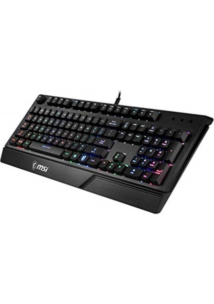 Msı Gg Vıgor GK20 Tr Gamıng Keyboard Raınbow Arka Aydınlatma Antıghostıng Membran Sıvı Dokul