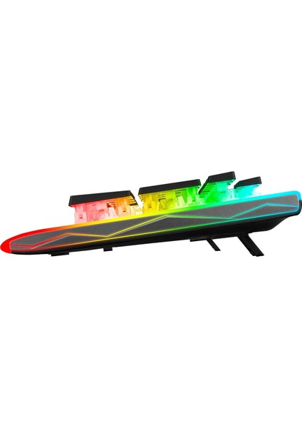 KB-R211 Prime Rgb Backlight Kristal Red Switch Mekanik Gaming Oyuncu modelleri