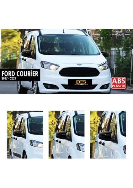 Ford Courier Batman Yarasa Ayna Kapağı Piano Black / 2018-2021