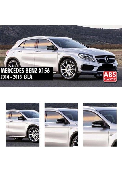 Mercedes Gla X156 Batman Yarasa Ayna Kapağı Piano Black / 2014-2019