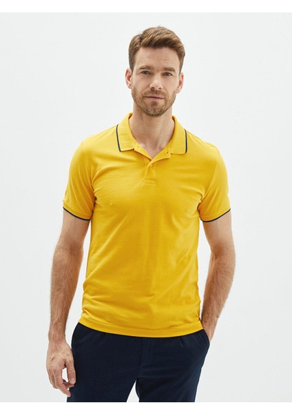 Basic Polo Yaka Kısa Kollu Pike Erkek Tişört fiyatları
